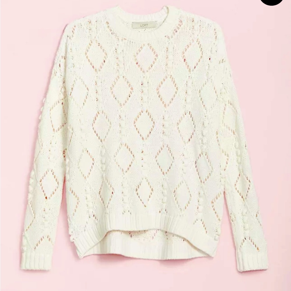 LOFT by Ann Taylor bubble drop knit sweater size 20/22 - Picture 2 of 6